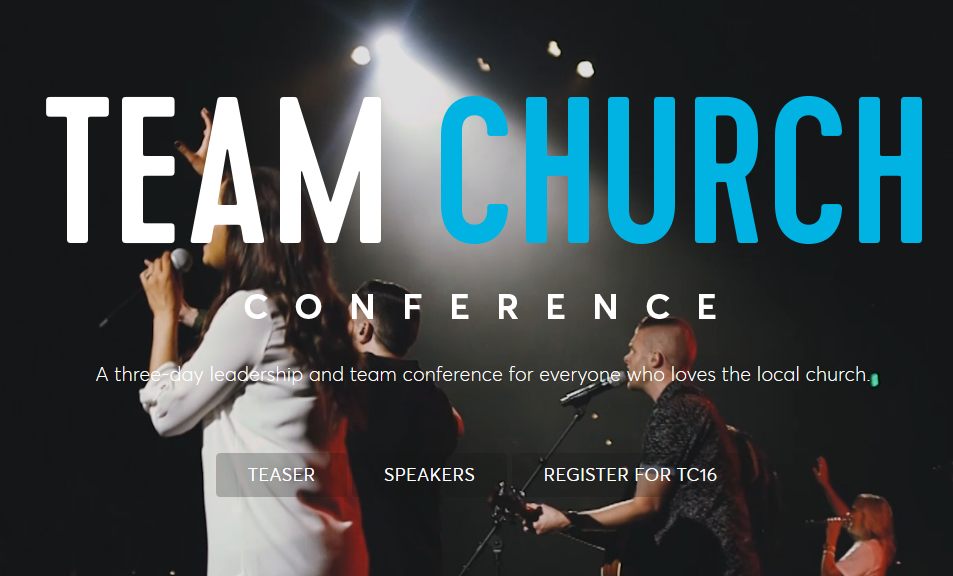 Team Church Conference 2016 Coming to WA Aug. 1 3